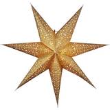 Ljusslingor & Ljuslister Star Trading Flash Gold Julstjärna 60cm