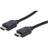 HDMI-kablar - Nickel - Standard HDMI-Standard HDMI Manhattan Shielded HDMI A - HDMI A M-M 1.8m