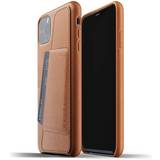 Mujjo Läder / Syntet Skal & Fodral Mujjo Full Leather Wallet Case for iPhone 11 Pro Max