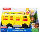 Byggleksaker Fisher Price Little People Sit with Me School Bus