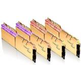 64 GB - DDR4 - Guld RAM minnen G.Skill Trident Z Royal Gold DDR4 3600MHz 4x16GB (F4-3600C16Q-64GTRGC)