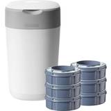 Tommee tippee refill sangenic Barn- & Babytillbehör Tommee Tippee Twist & Click Nappy Disposal System with 6 Refills
