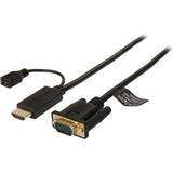 Kablar StarTech HDMI-VGA/USB Micro B M-F 0.9m