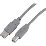 Sharkoon USB-kabel Kablar Sharkoon USB A - USB B 2.0 2m