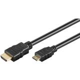 Goobay HDMI-kablar - Rund Goobay HDMI-Mini HDMI 1.5m