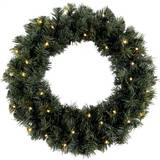 Med belysning Juldekorationer Star Trading Wreath Ottawa Green Julpynt 50cm