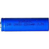 Laddningsbara standardbatterier - Li-ion Batterier & Laddbart INR 18650 2200mAh Compatible