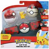 Pokémons Figuriner Pokémon Clip N Go Poke Ball Belt Set