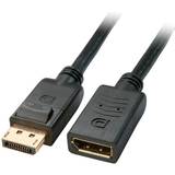 DisplayPort-DisplayPort - DisplayPort-kablar Lindy DisplayPort - DisplayPort M-F 3m