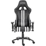 Gear4U Svarta Gamingstolar Gear4U Elite Gaming Chair - Carbon Black/White