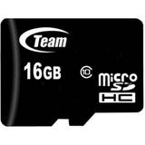 Team microSDHC Minneskort & USB-minnen Team MicroSDHC Class 10 16GB