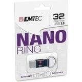 Emtec USB 3.0/3.1 (Gen 1) USB-minnen Emtec Nano Ring T100 32GB USB 3.0