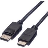 Roline DisplayPort-kablar Roline HDTV HDMI - DisplayPort 3m