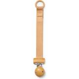 Polyester Nappar Elodie Details Pacifier Clip Wood Gold