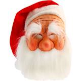 Jul - Vit Masker Tomtemask med Tomteluva och Skägg