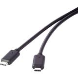 USB C-USB C - USB-kabel Kablar Renkforce USB C - USB C 3.1 0.5m