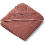 Lila Babyhanddukar Liewood Albert Hooded Baby Towel Cat