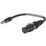 Sommer cable RCA-XLR M-F 0.1m