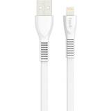 Platt - USB-kabel Kablar Havit Flat USB A-Lightning 1m