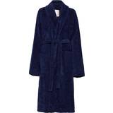 Lexington Underkläder Lexington Hotel Velour Robe - Dress Blue