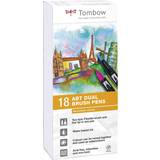 Penselpennor Tombow ABT Dual Brush Pen Secondary 18-pack