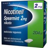 Nikotintuggummin Receptfria läkemedel Nicotinell Spearmint 2mg 204 st Tuggummi