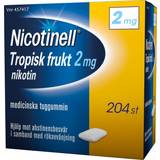 Nicotinell Nikotintuggummin Receptfria läkemedel Nicotinell Tropisk Frukt 2mg 204 st Tuggummi