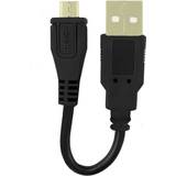 Qoltec Kablar Qoltec USB A - USB Micro-B 2.0 0.1m