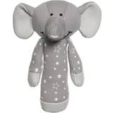 Teddykompaniet Elefanter Babyleksaker Teddykompaniet Diinglisar Organic Stars Rattle Elephant 15cm