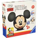 Musse Pigg 3D-pussel Ravensburger 3D Puzzle Mickey Mouse Avec Oreilles 72 Bitar