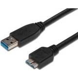 M-CAB USB-kabel Kablar M-CAB USB A-USB Micro-B 3.0 1.8m