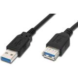 M-CAB USB-kabel Kablar M-CAB USB A-USB A M-F 3.0 1.8m