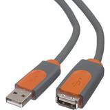 2.0 - Orange Kablar Belkin Pro Series USB A - USB A M-F 2.0 4.8m