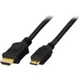 HDMI-kablar - Svarta Deltaco HDMI - HDMI M-M 2m