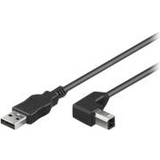 MicroConnect USB A-USB B - USB-kabel Kablar MicroConnect USB A - USB B (angled) 2.0 1m