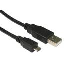 Equip USB A-USB Micro-B - USB-kabel Kablar Equip USB A - USB Micro-B (Retractable) 2.0 1m