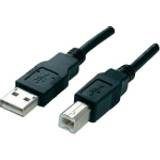 USB A-USB B - USB-kabel Kablar Manhattan Hi-Speed USB A - USB B 2.0 1.8m