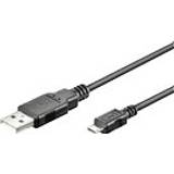 USB A-USB Micro-B - USB-kabel Kablar MicroConnect USB A - USB Micro-B 5-pin 2.0 3m