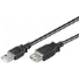Goobay Svarta - USB A-USB A - USB-kabel Kablar Goobay USB A - USB A M-F 2.0 0.3m