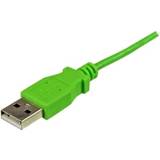 2.0 - Gröna - USB-kabel Kablar Slim USB A - USB Micro-B 5-pin 2.0 1m