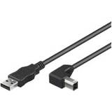 MicroConnect USB A-USB B - USB-kabel Kablar MicroConnect USB A - USB B (angled) 2.0 3m