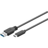 Transparent - USB-kabel Kablar MicroConnect USB A - USB Micro-B 2.0 1m