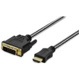 Ednet Kablar Ednet HDMI - DVI-D Dual Link 2m