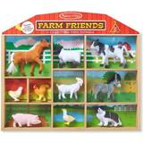 Träleksaker Figuriner Melissa & Doug Farm Friends 10 Collectible Farm Animals