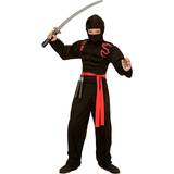 Fighting - Röd Dräkter & Kläder Widmann Super Ninja Fighter Kinderkostüm