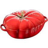 Stengods Grytor Staub Tomato med lock 0.47 L