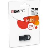 Emtec USB 3.0/3.1 (Gen 1) Minneskort & USB-minnen Emtec D250 Mini 32GB USB 2.0