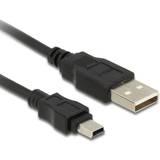Kablar DeLock 5 pin USB A-USB Mini-B 2.0 3m