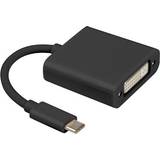 Lanberg Kablar Lanberg USB C-DVI M-F Adapter