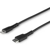 Nickel - USB-USB - USB-kabel Kablar StarTech USB C-Lightning 1m